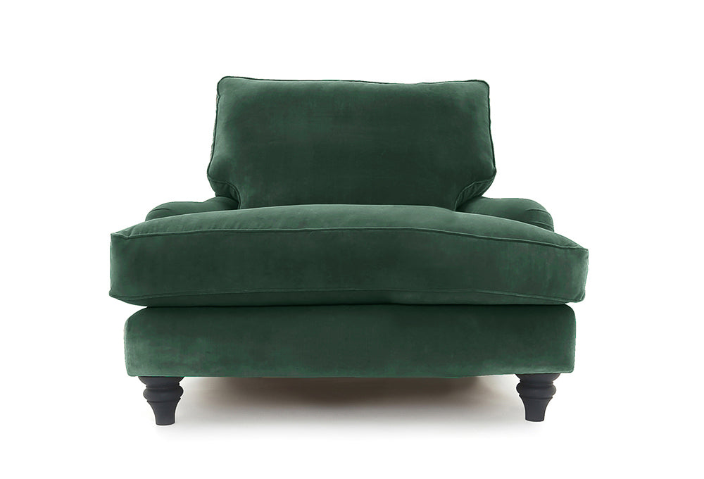 Old Boot Sofas Howard Love Seat Aged Velvet Emerald