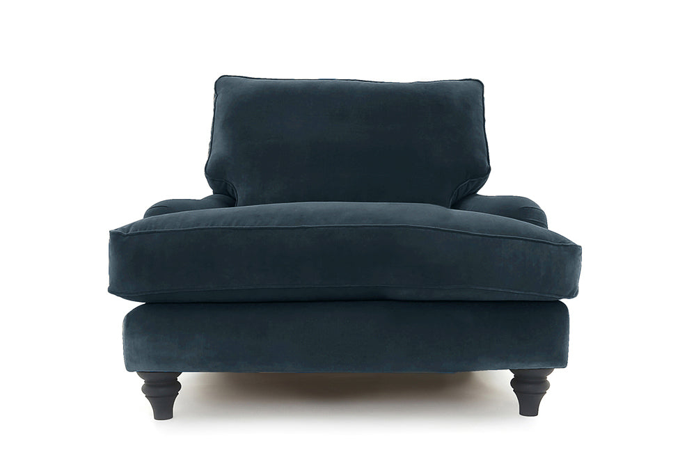 Old Boot Sofas Howard Love Seat Aged Velvet Indigo