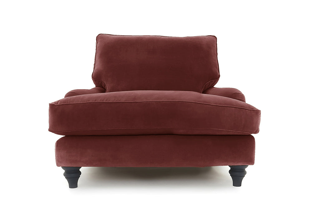 Old Boot Sofas Howard Love Seat Aged Velvet Pinot