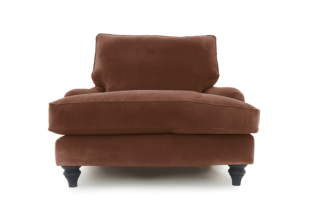 Old Boot Sofas Howard Love Seat Aged Velvet Rust