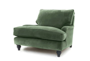 Old Boot Sofas Howard Love Seat in Aged Velvet Seaglass