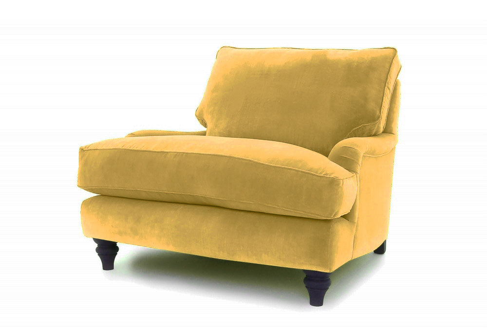 Old Boot Sofas Howard Love Seat Lazy Linen Cornsilk