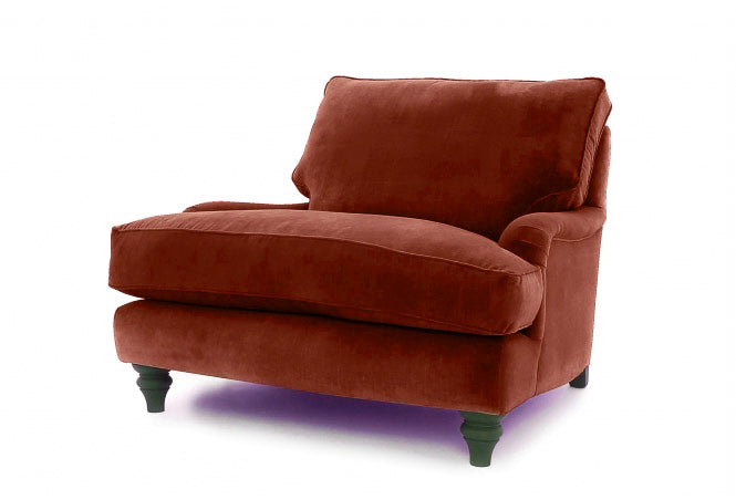 Old Boot Sofas Howard Love Seat Mellow Fabric Harissa