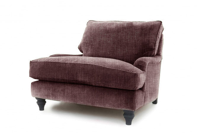 Old Boot Sofas Howard Love Seat Shabby Velvet Burgundy