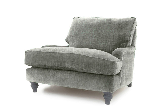 Old Boot Sofas Howard Love Seat Shabby Velvet Shale