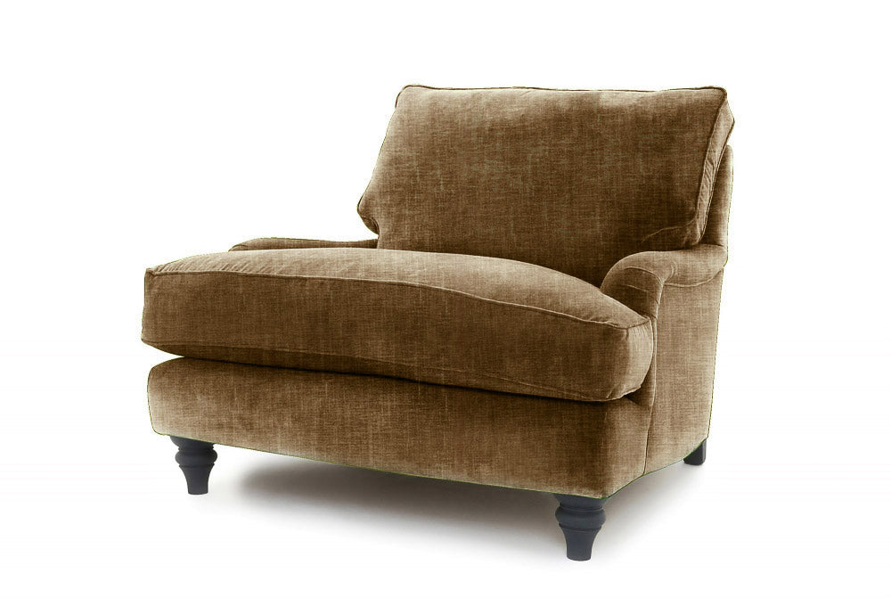 Old Boot Sofas Howard Love Seat Shabby Velvet Tawny