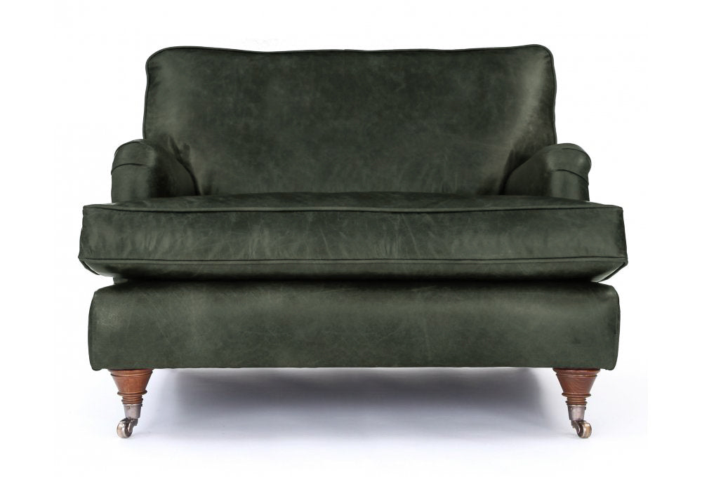 Old Boot Sofas Howard Love Seat Vintage Leather Black
