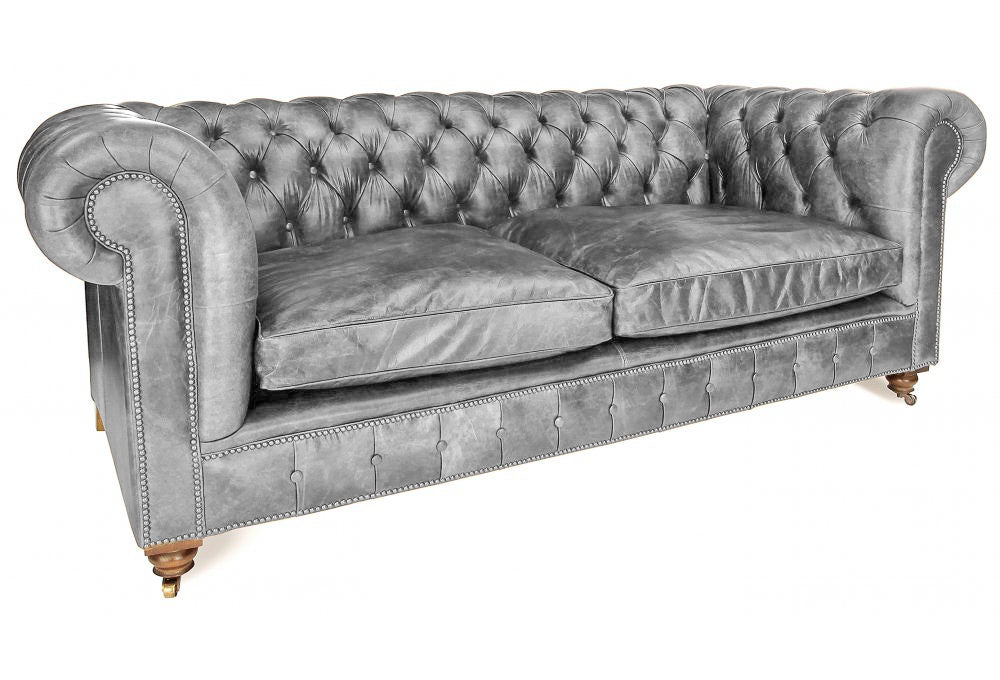 Old Boot Sofas Judge Sofa Vintage Leather Grey