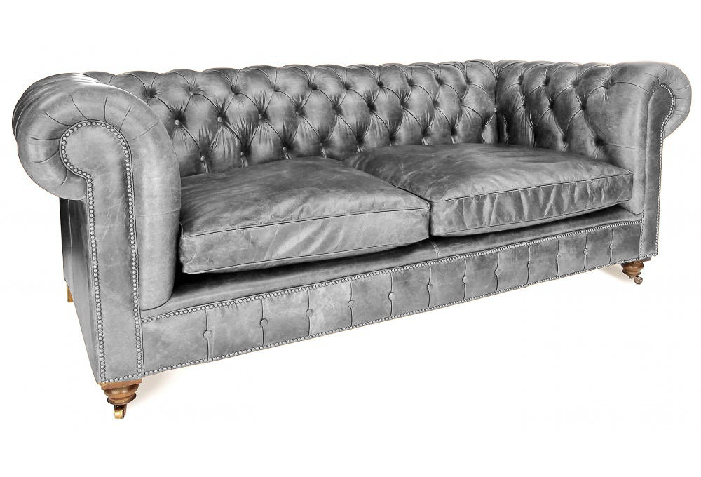 Old Boot Sofas Judge Sofa Vintage Leather Grey