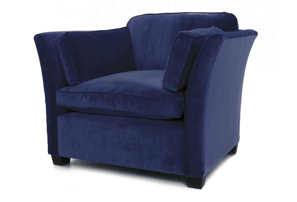 Old Boot Sofas Loafer Armchair Vintage Velvet Midnight