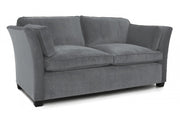 Old Boot Sofas Loafer 3 Seater Sofa in Aged Velvet Ash