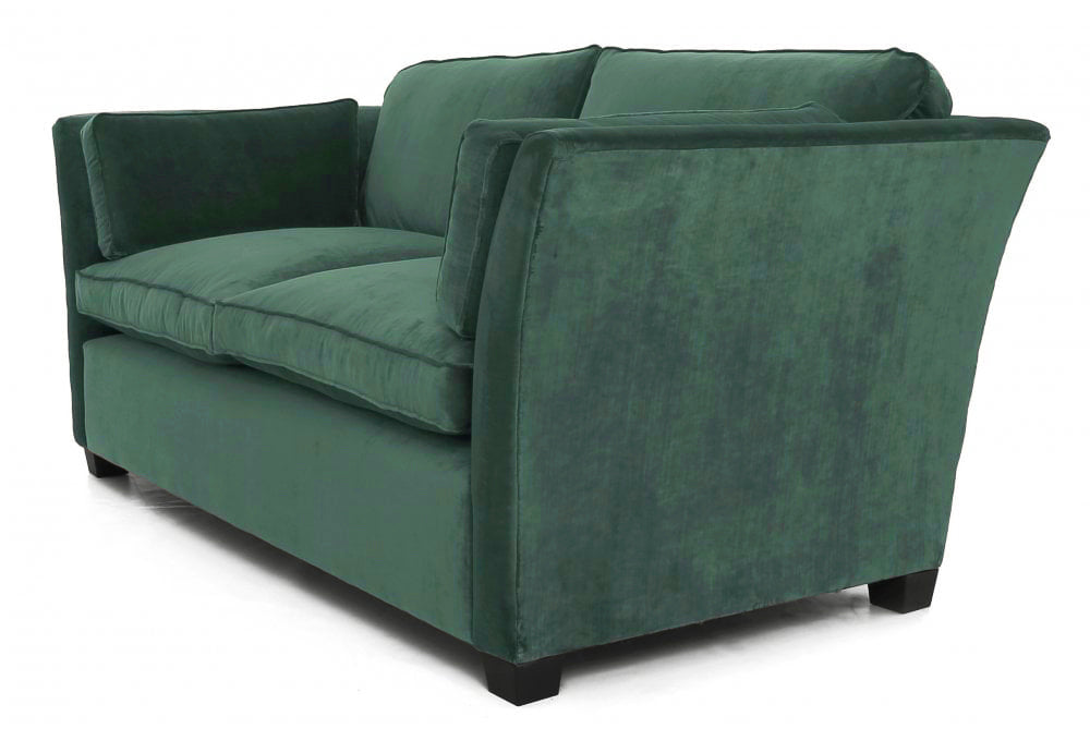 Old Boot Sofas Loafer Sofa Aged Velvet Emerald