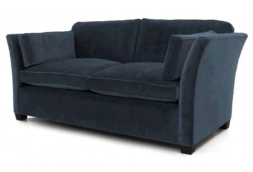 Old Boot Sofas Loafer Sofa Aged Velvet Indigo