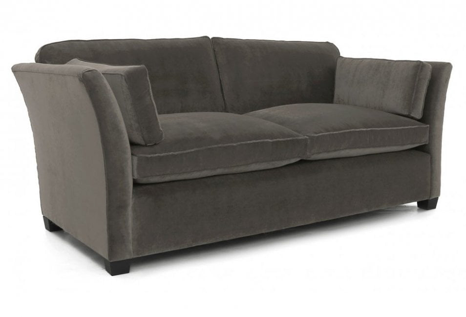 Old Boot Sofas Loafer 3 Seater Sofa in Vintage Velvet Onyx