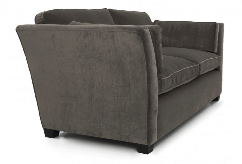Old Boot Sofas Loafer 3 Seater Sofa in Vintage Velvet Onyx
