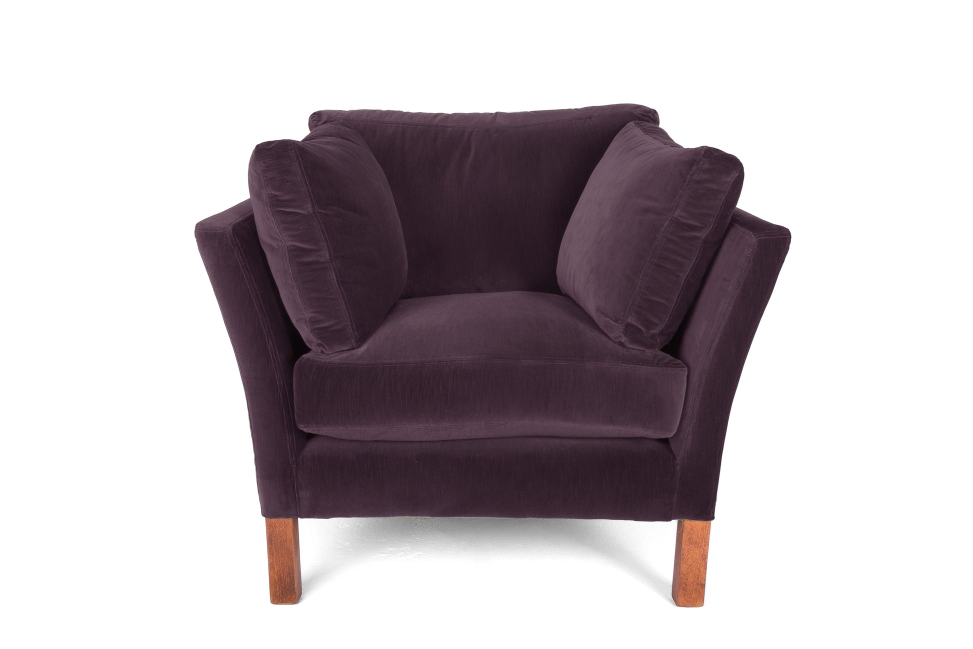 Old Boot Sofas Nutshell Armchair Aged Velvet Iris