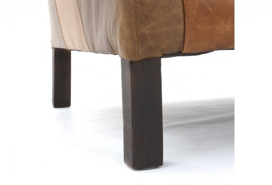 Old Boot Sofas Nutshell Armchair in Vintage Leather Tan