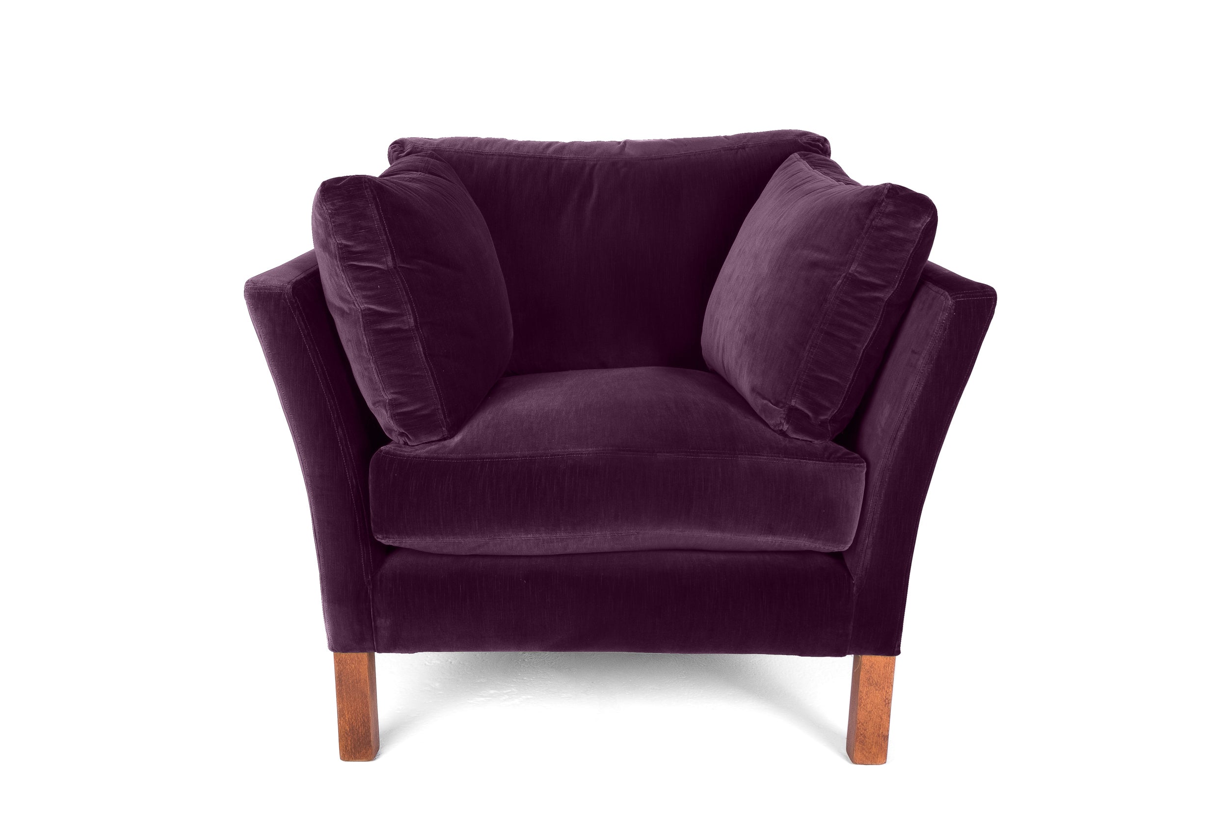 Old Boot Sofas Nutshell Armchair Vintage Velvet Fig