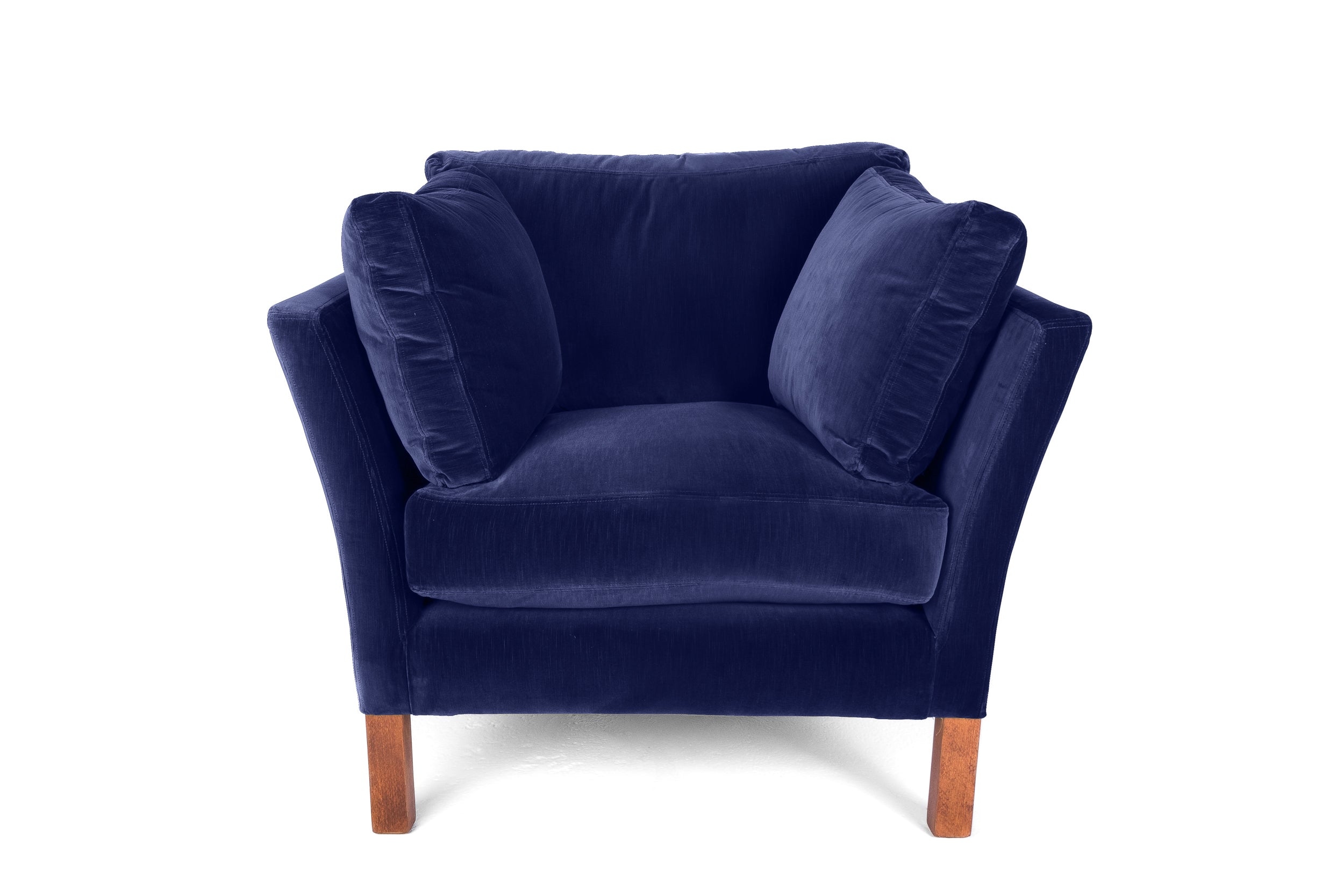 Old Boot Sofas Nutshell Armchair Vintage Velvet Midnight