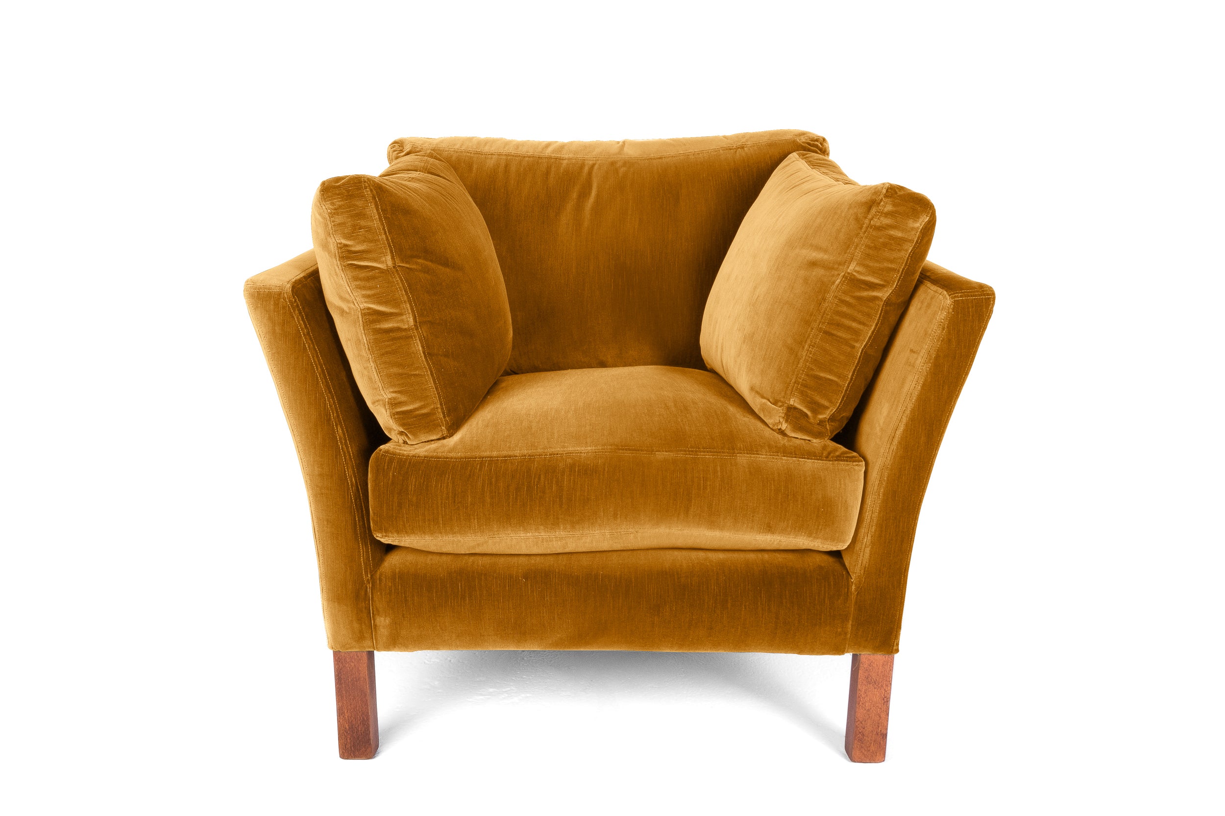 Old Boot Sofas Nutshell Armchair Vintage Velvet Sunbeam