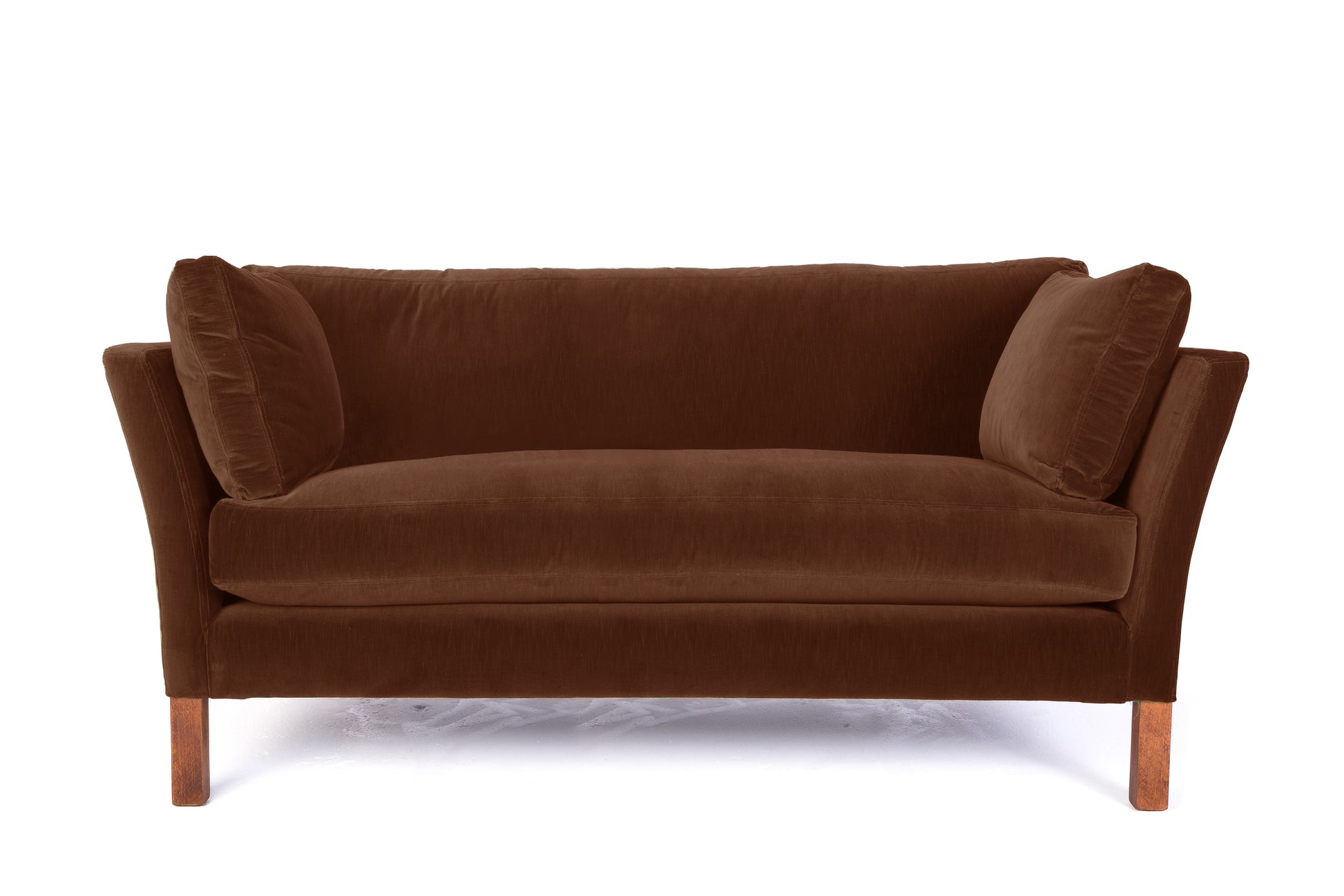 Old Boot Sofas Nutshell Sofa Aged Velvet Rust