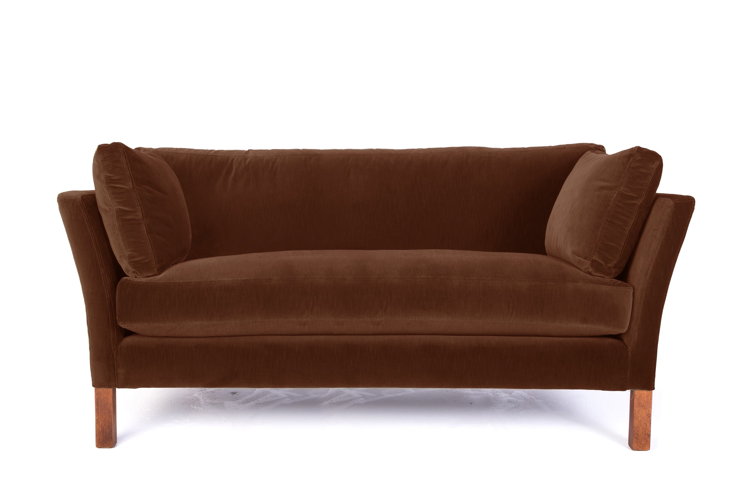 Old Boot Sofas Nutshell Sofa Aged Velvet Rust