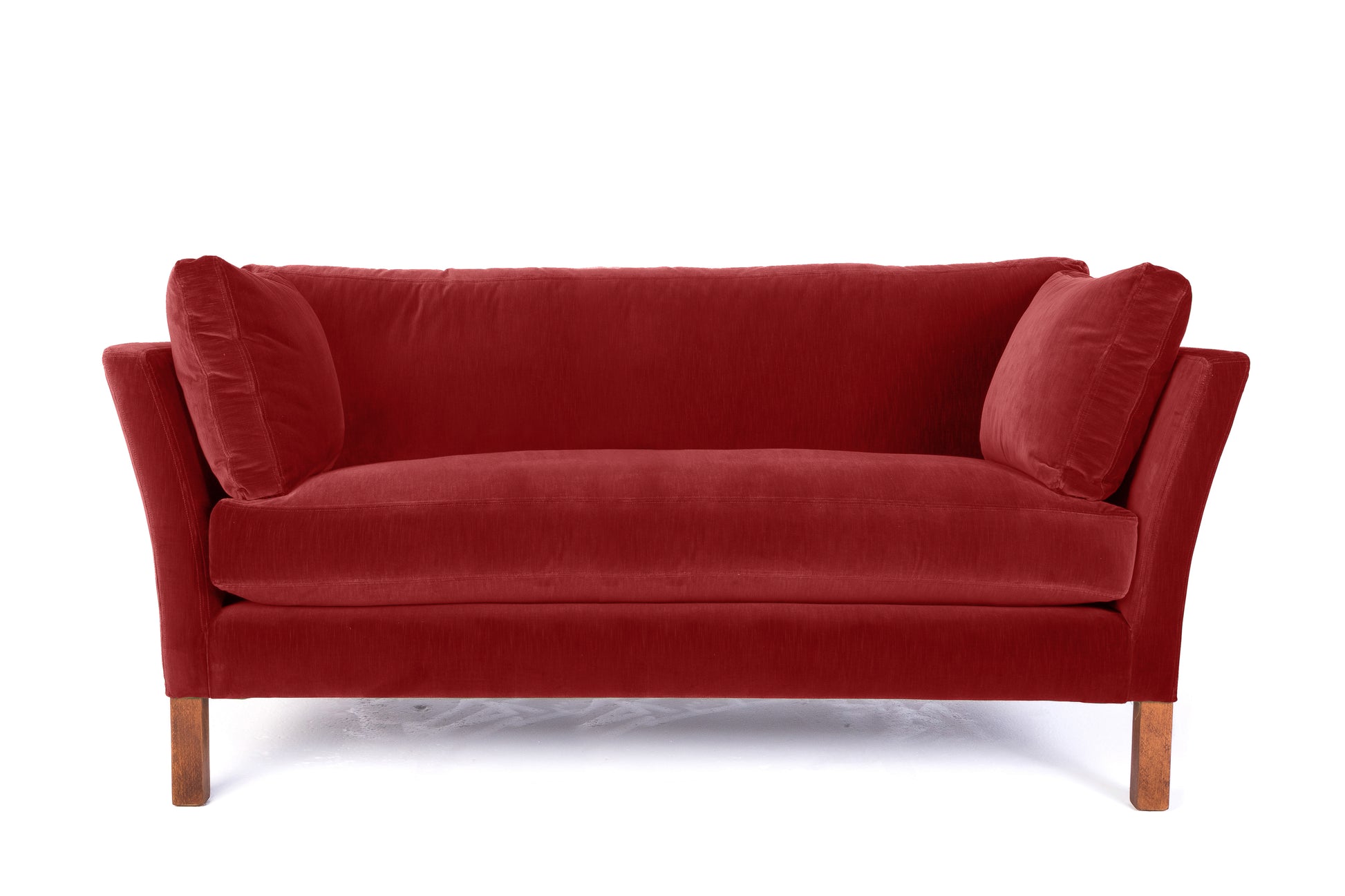Old Boot Sofas Nutshell Sofa Vintage Velvet Scarlet