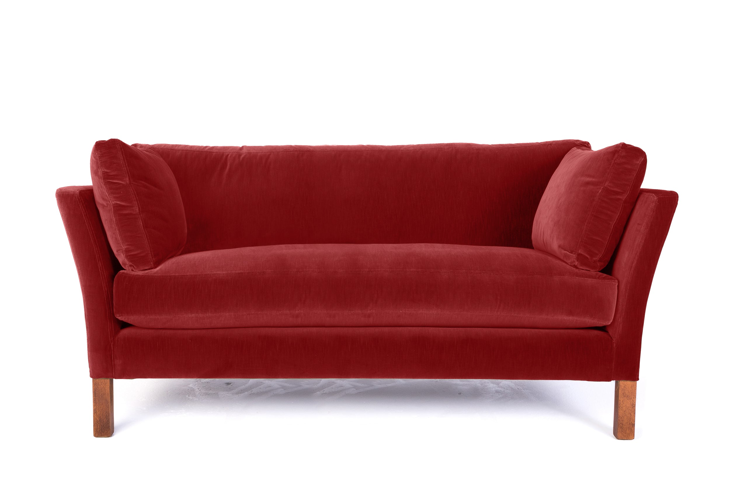 Old Boot Sofas Nutshell Sofa Vintage Velvet Scarlet