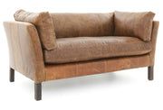 Old Boot Sofas Nutshell 3 Seater Sofa in Vintage Leather Tan