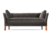 Old Boot Sofas Nutshell 3 Seater Sofa in Vintage Velvet Onyx