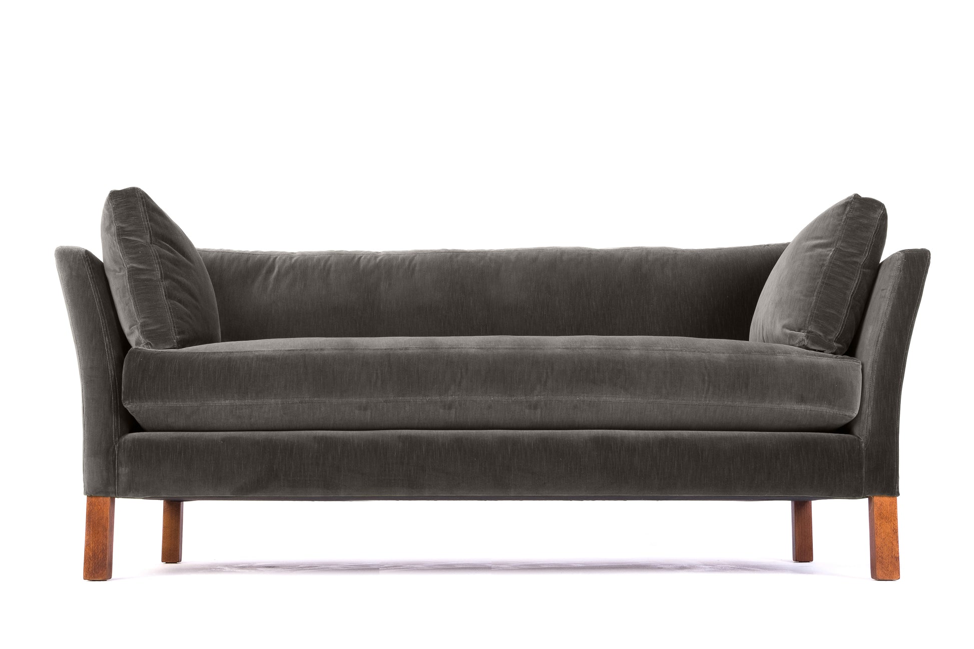 Old Boot Sofas Nutshell 3 Seater Sofa in Vintage Velvet Onyx