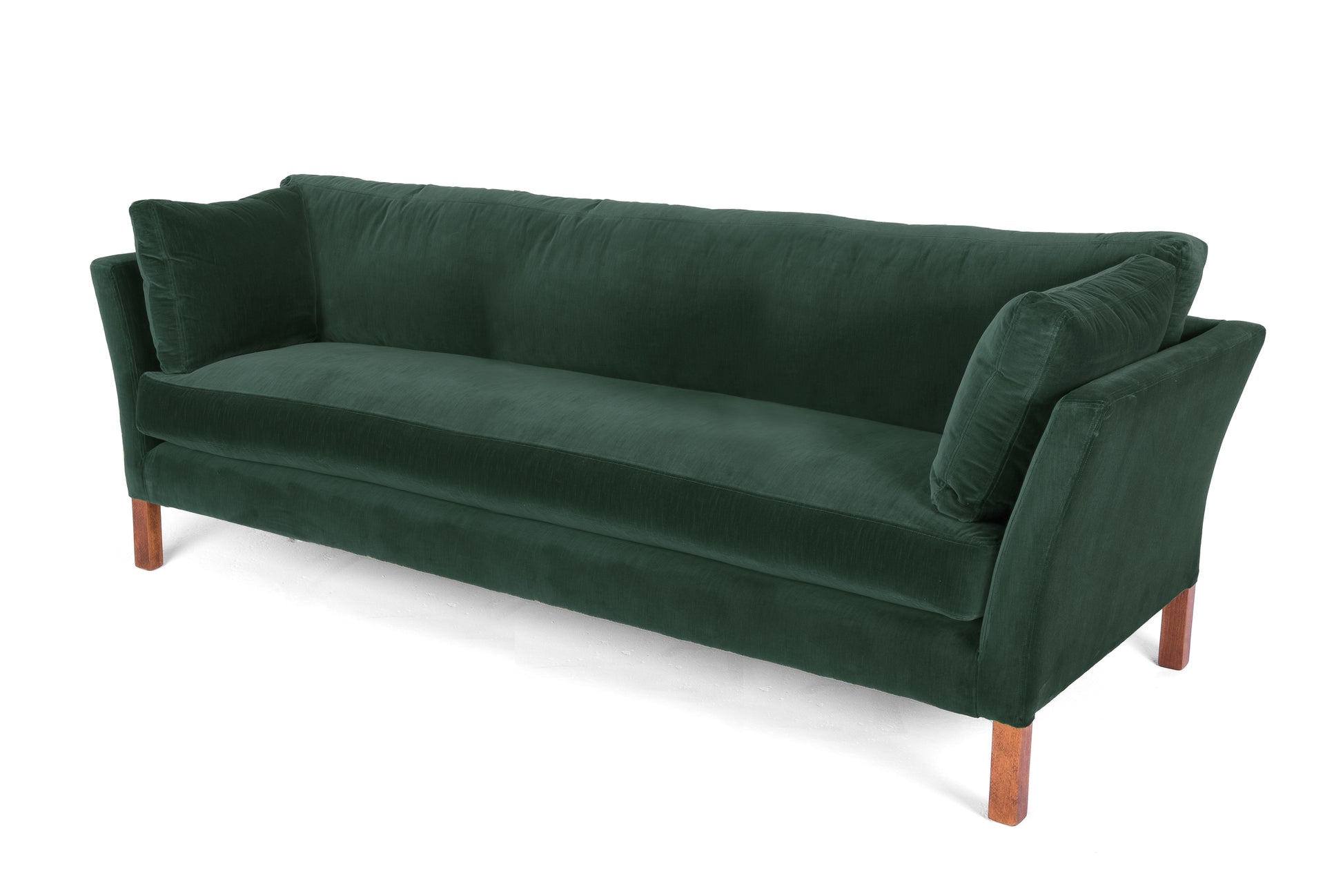Old Boot Sofas Nutshell Sofa Aged Velvet Emerald