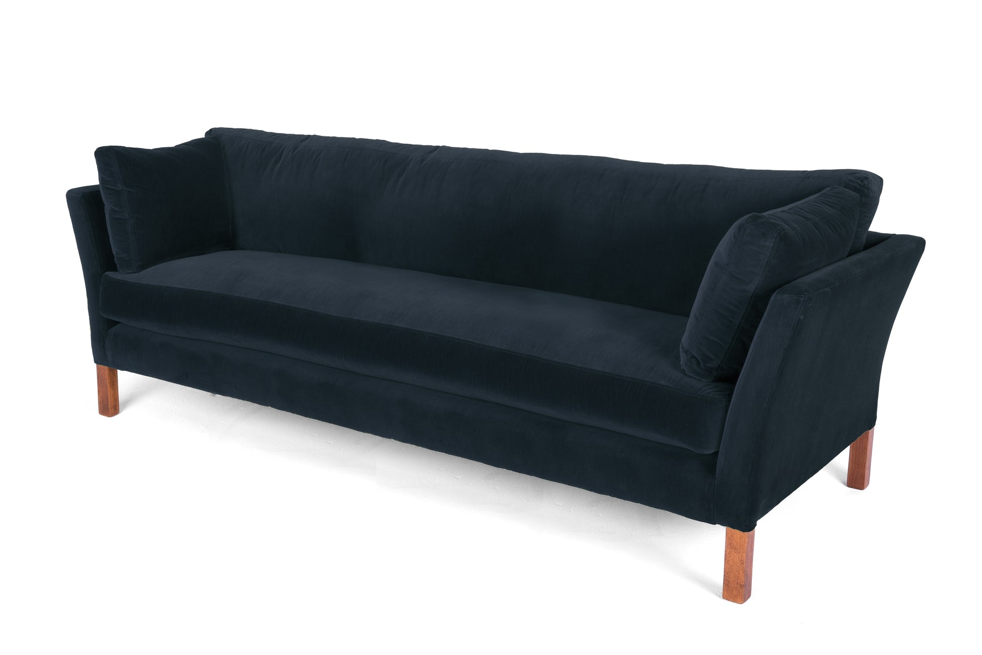 Old Boot Sofas Nutshell Sofa Aged Velvet Indigo
