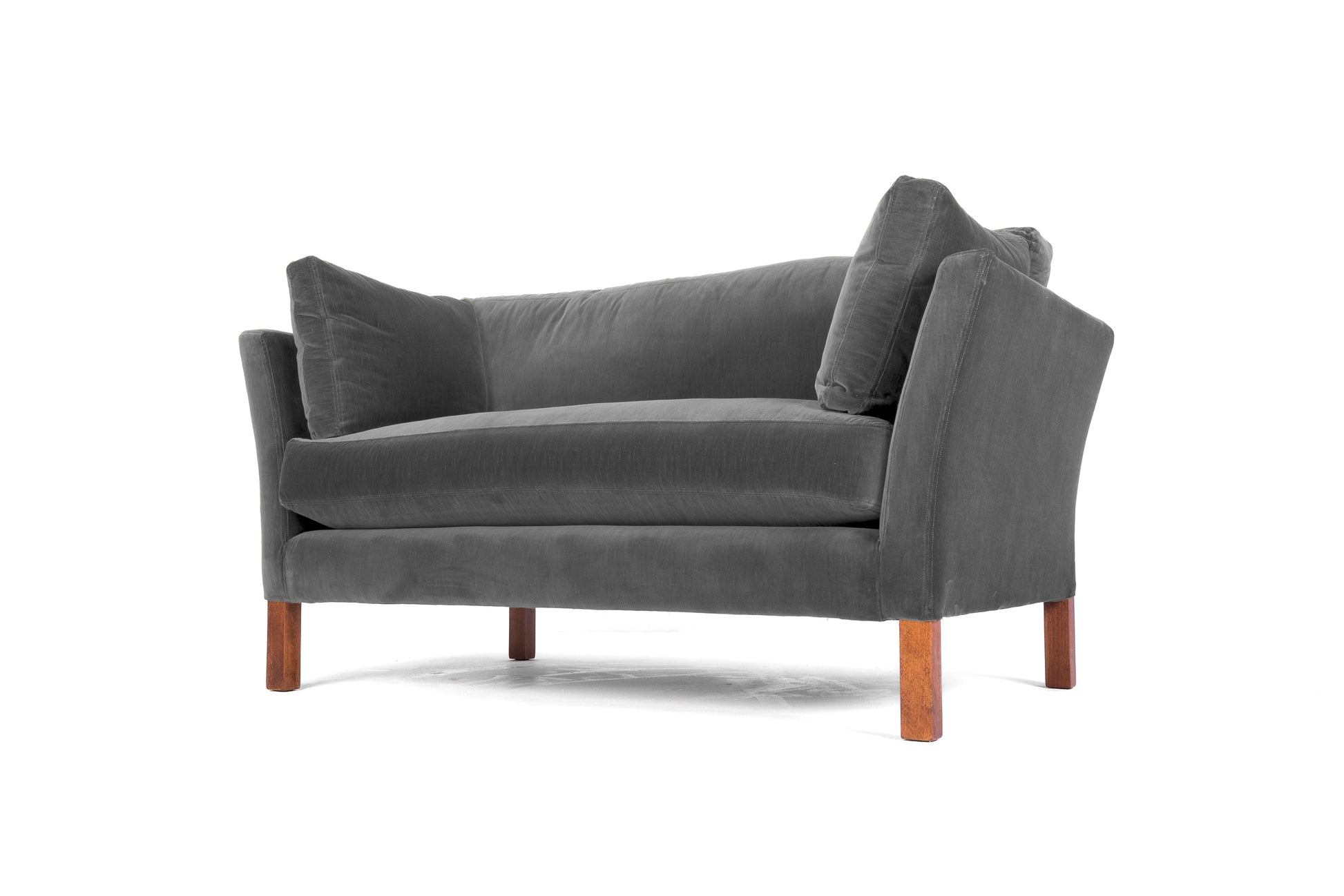 Old Boot Sofas Nutshell Sofa Aged Velvet Ash