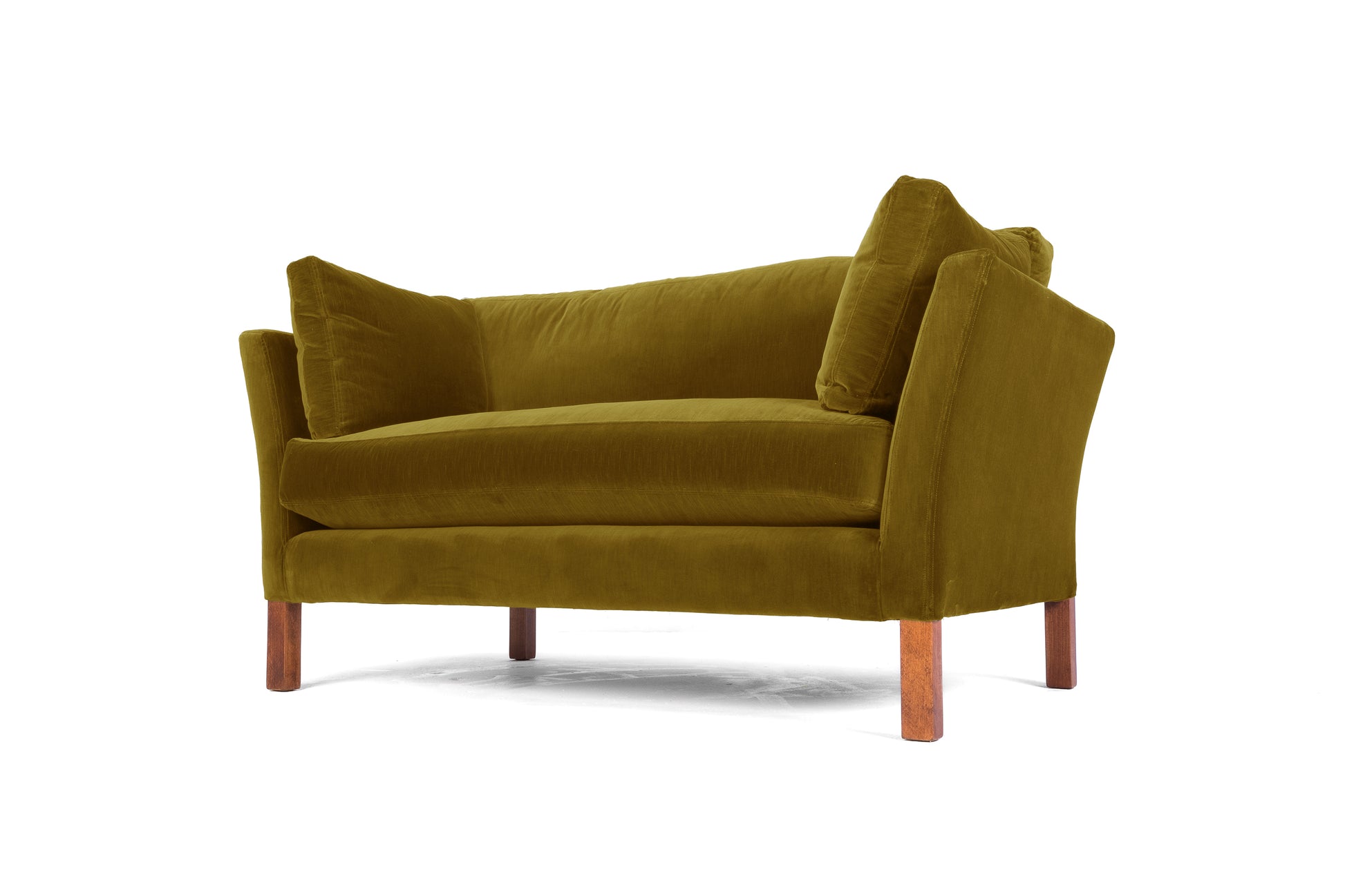 Old Boot Sofas Nutshell Sofa Aged Velvet Ochre