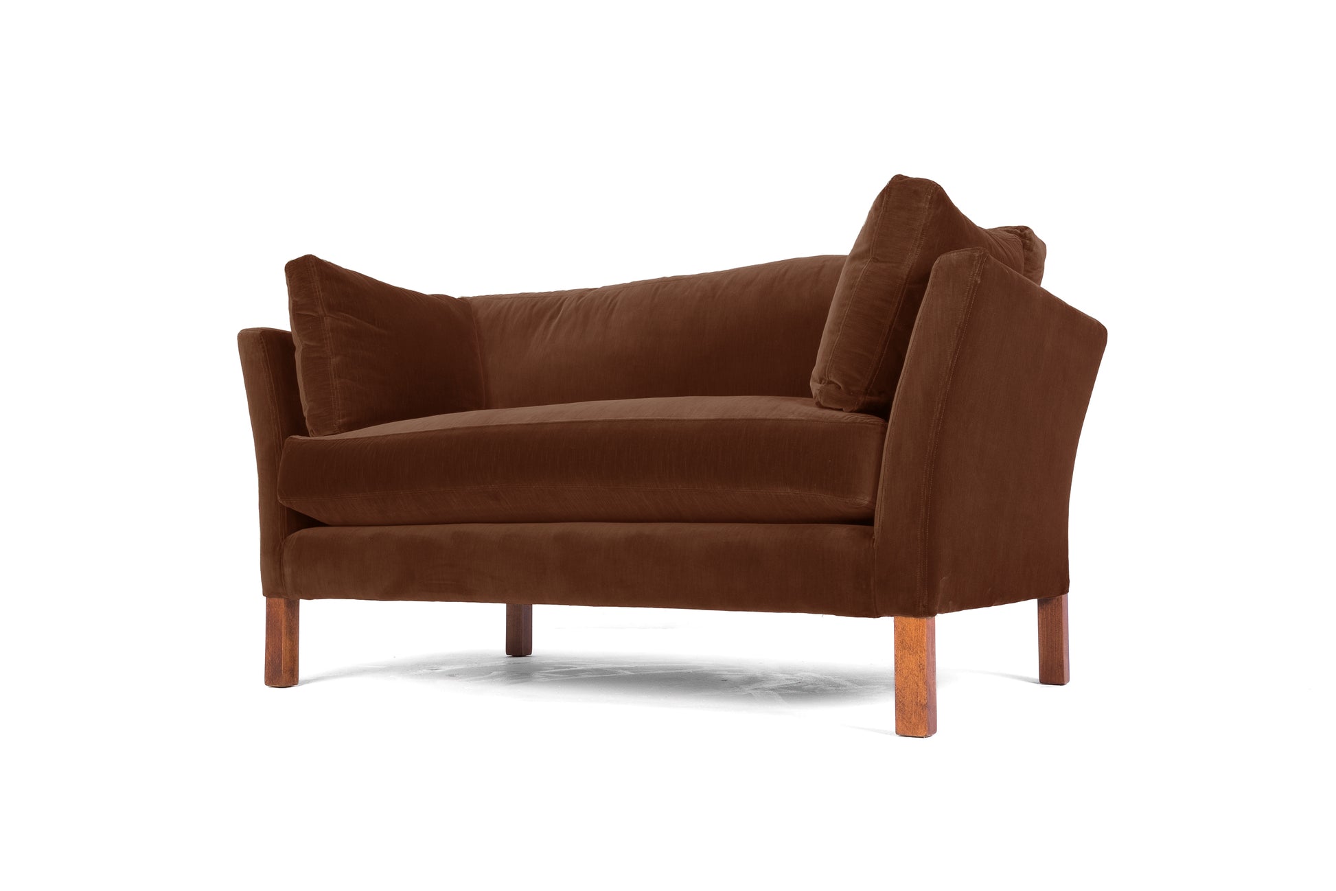 Old Boot Sofas Nutshell Sofa Aged Velvet Rust