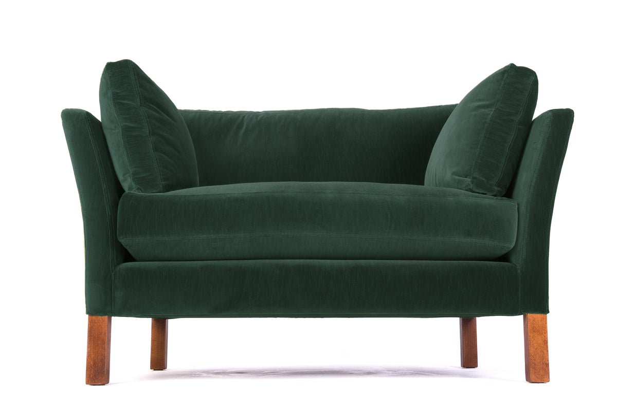Nutshell Fabric Love Seat