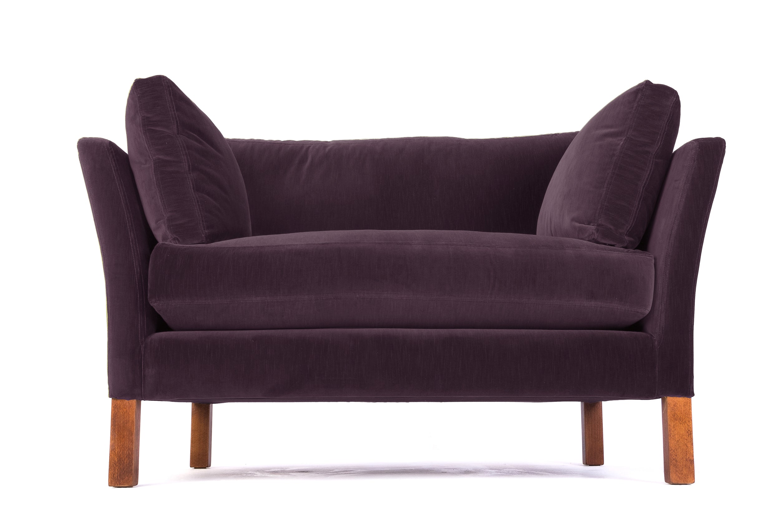 Old Boot Sofas Nutshell Love Seat Aged Velvet Iris