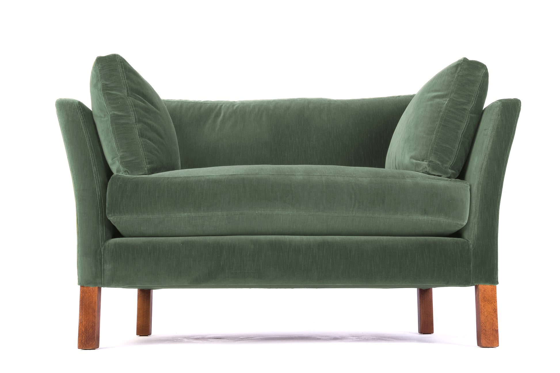 Old Boot Sofas Nutshell Love Seat Aged Velvet Seaglass