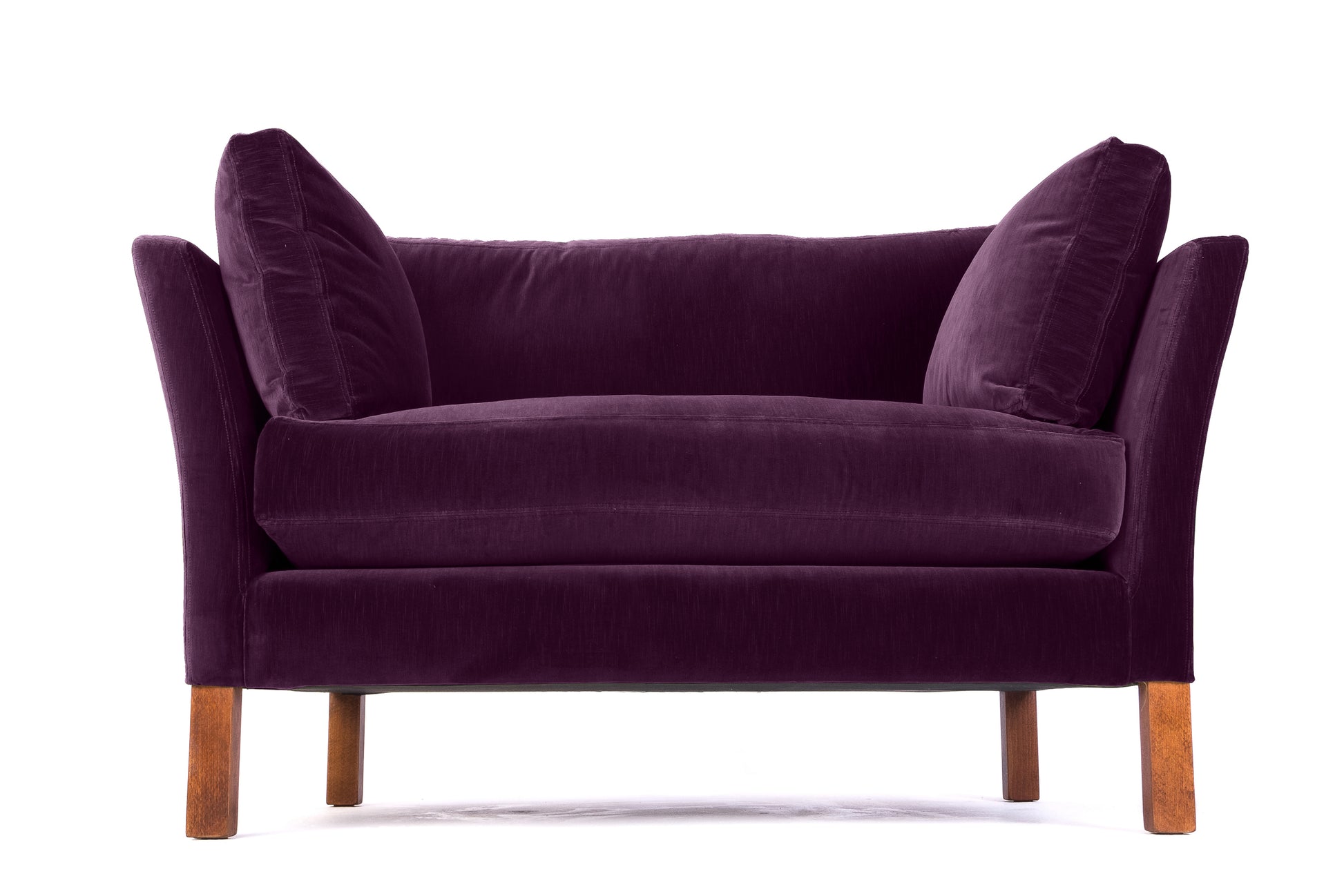 Old Boot Sofas Nutshell Love Seat Vintage Velvet Fig