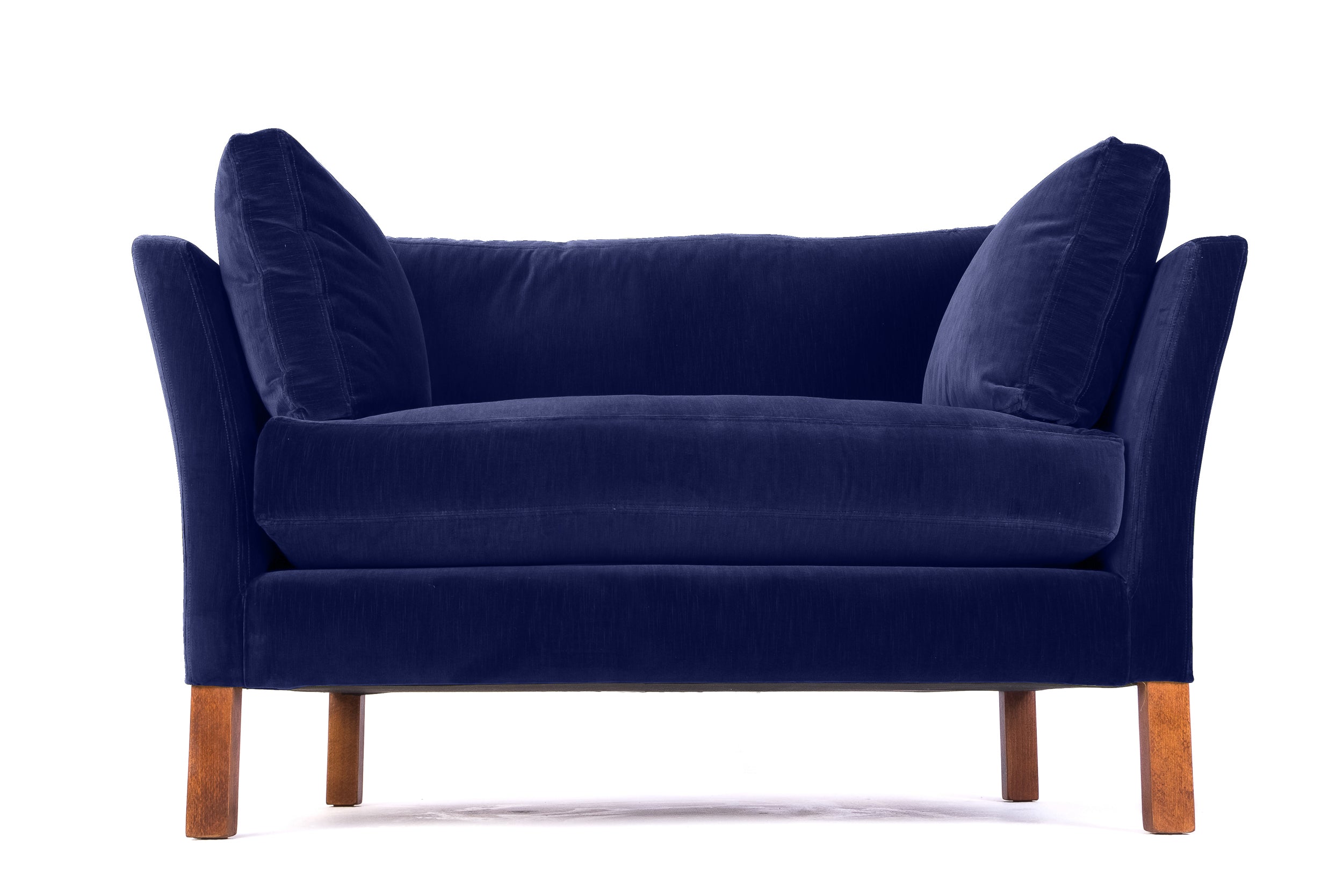 Old Boot Sofas Nutshell Love Seat Vintage Velvet Midnight