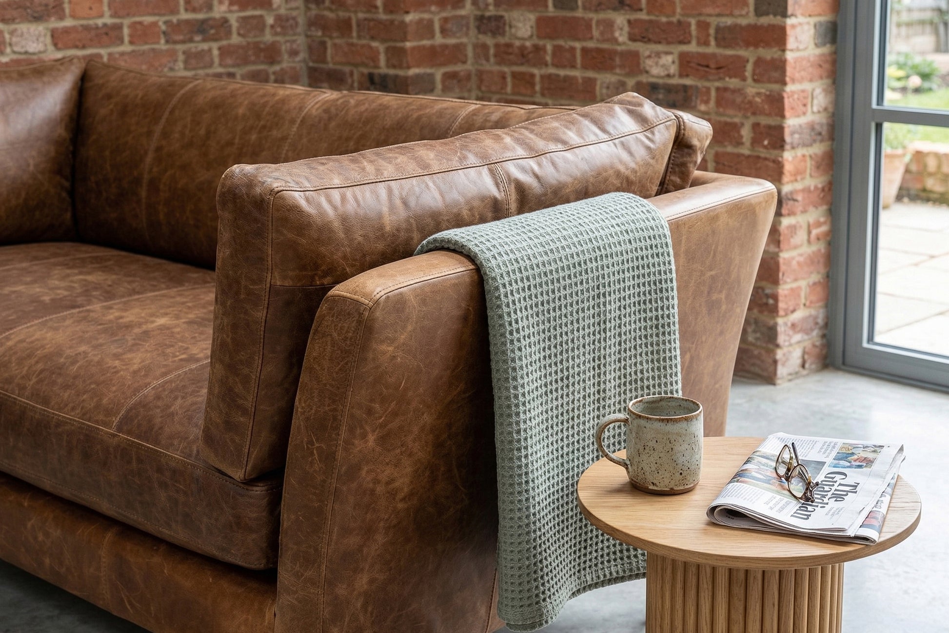 Old Boot Sofas Nutshell Leather Sofa