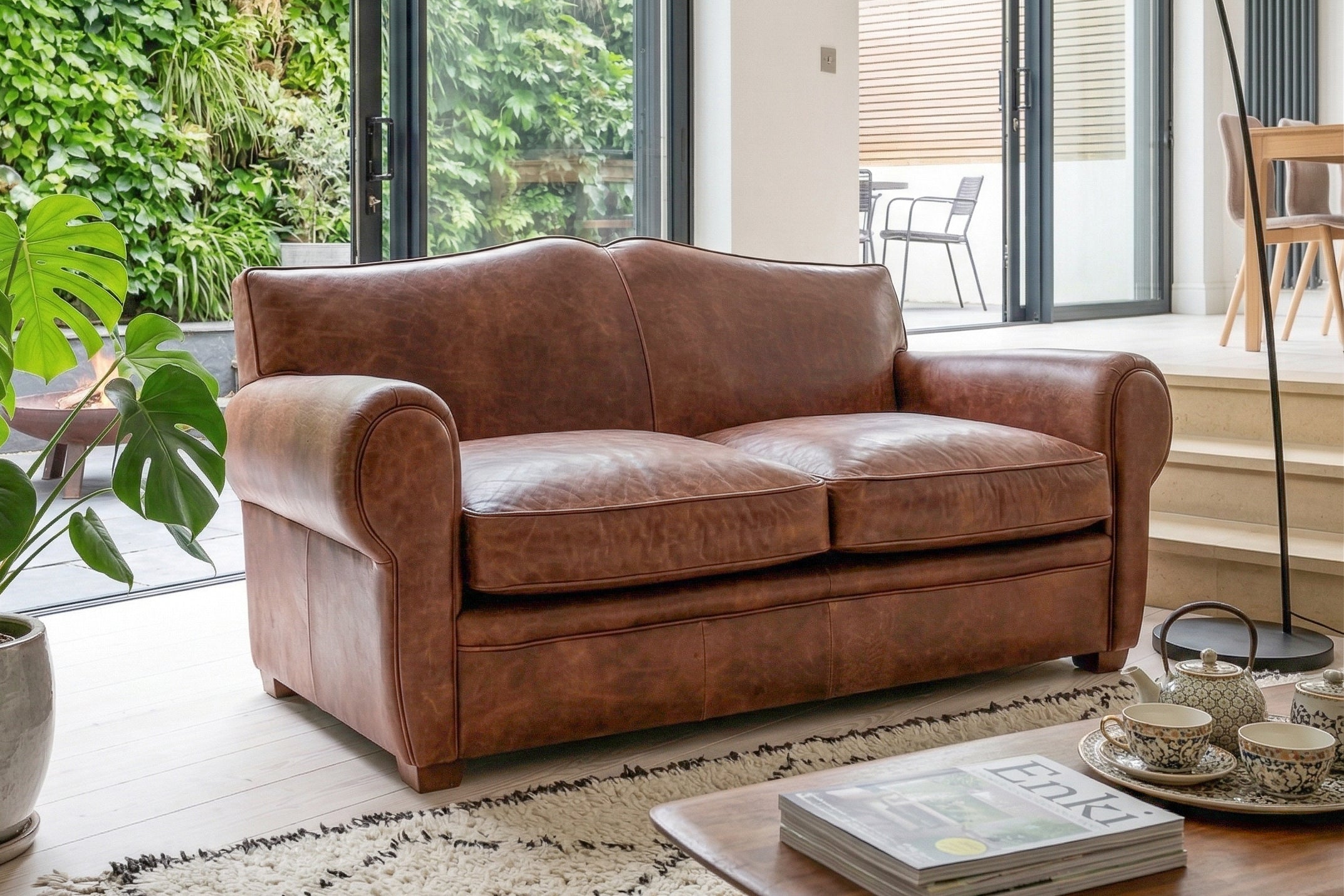 Old Boot Sofas Old Lace Leather Sofa