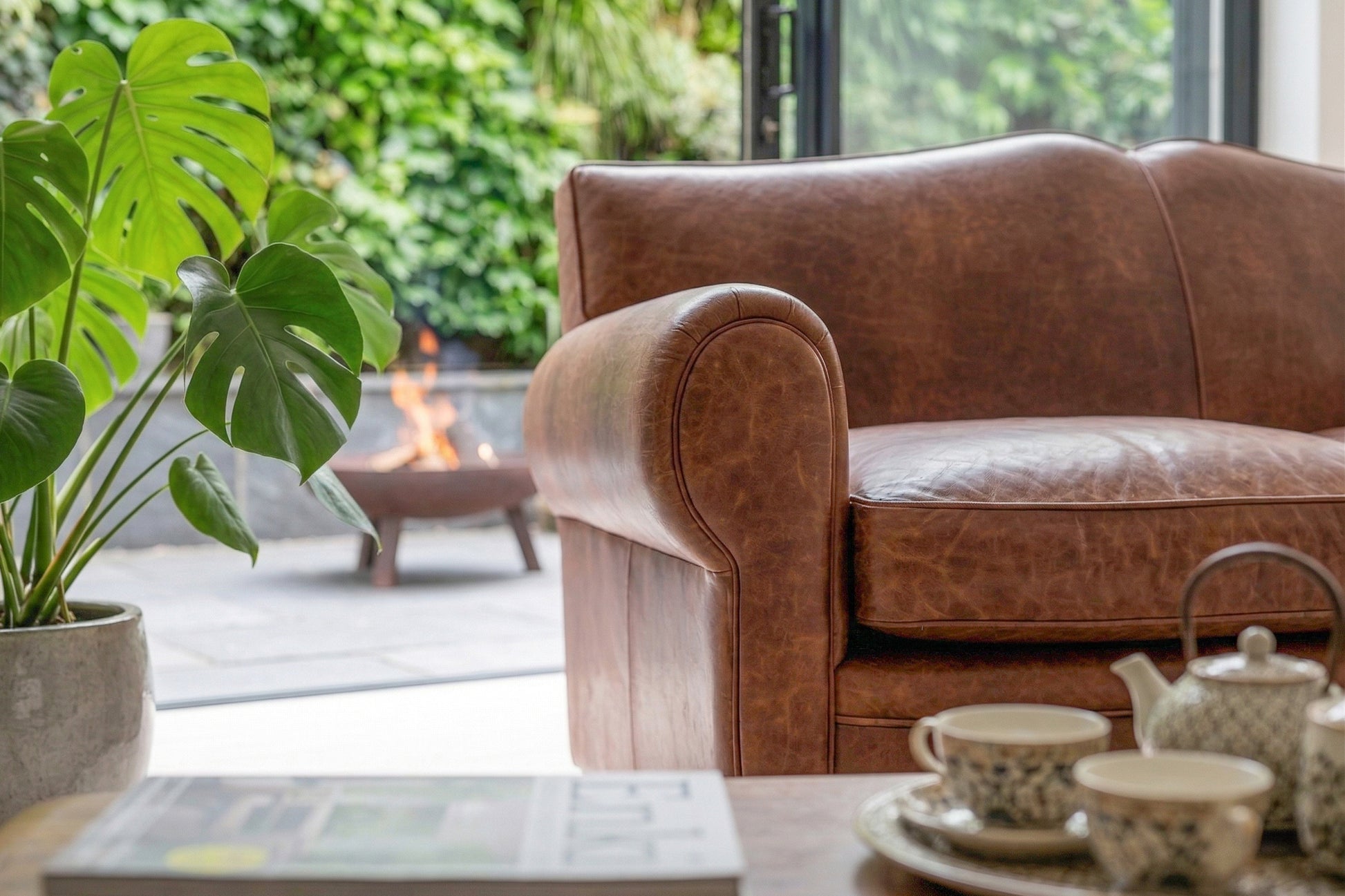 Old Boot Sofas Old Lace Leather Sofa