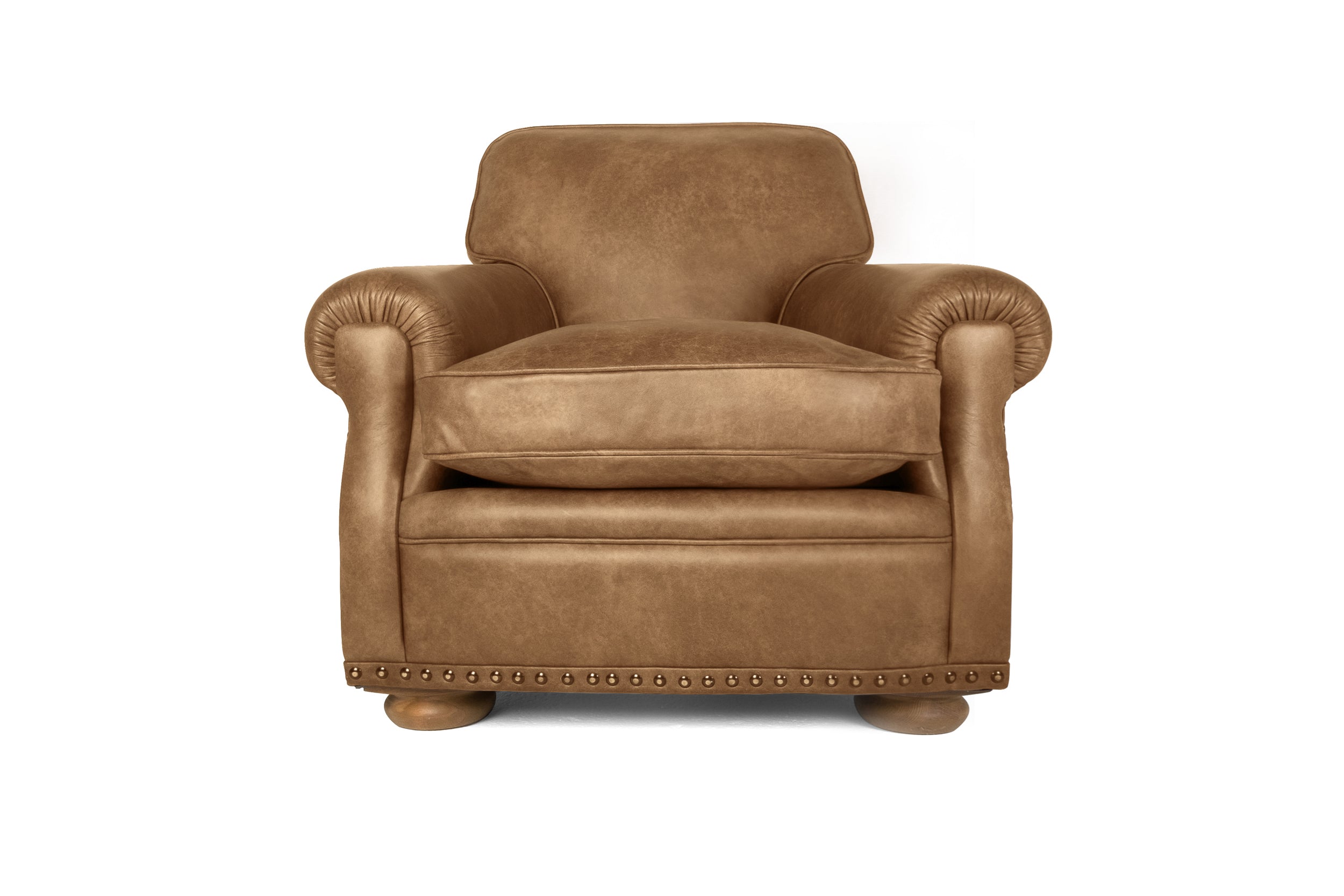 Old Boot Sofas Parisian Armchair Hobnail Leather Lush
