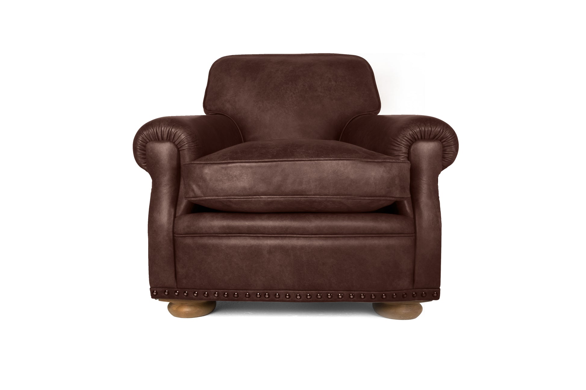 Old Boot Sofas Parisian Armchair Hobnail Leather Rugger