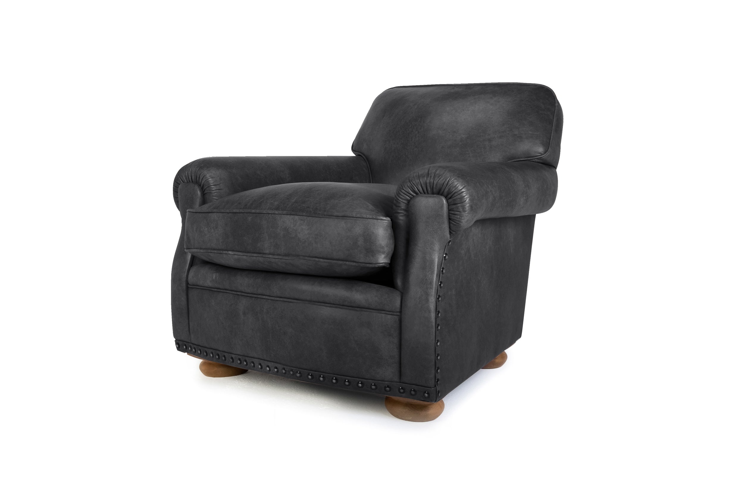 Old Boot Sofas Parisian Armchair Vintage Leather Black