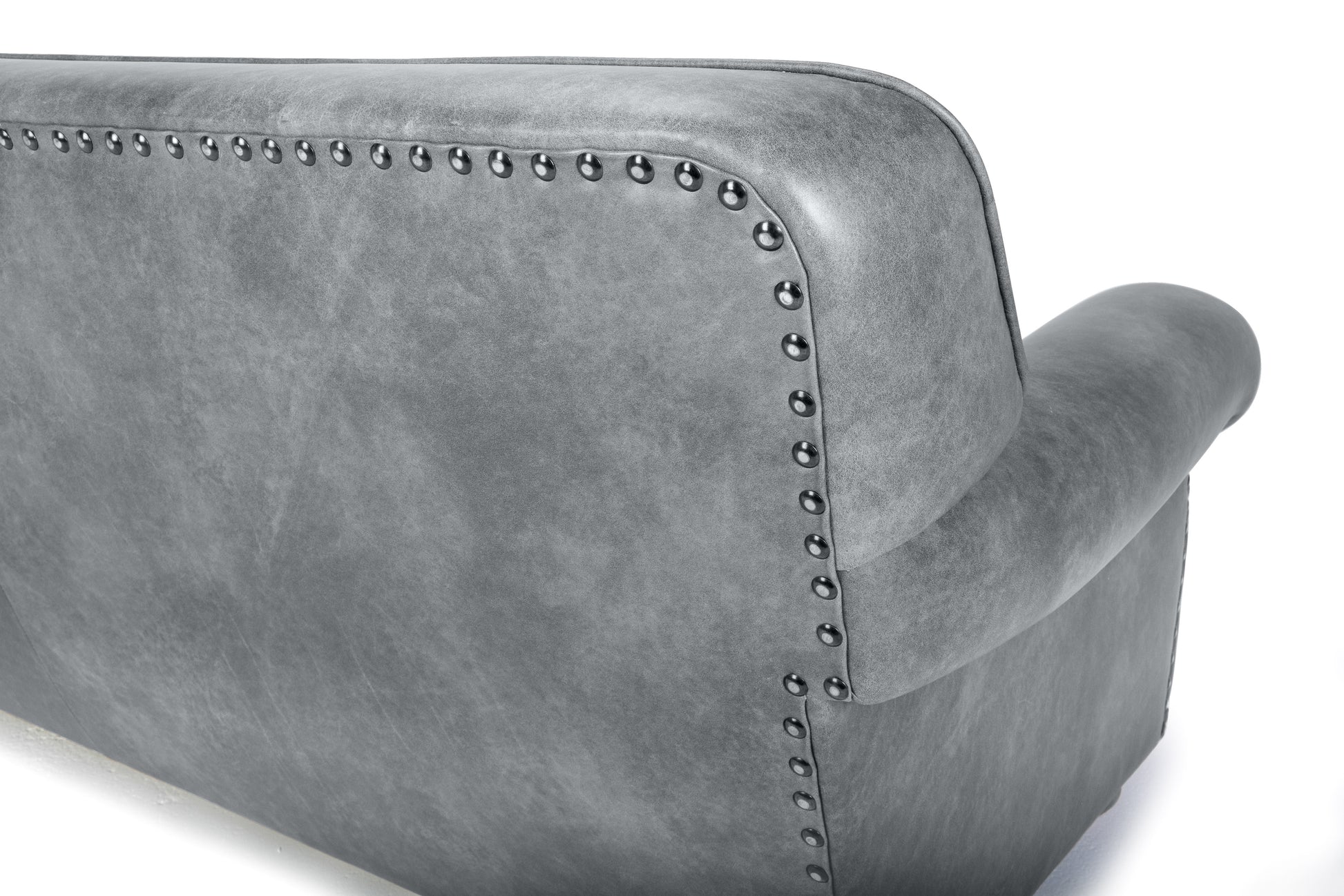 Old Boot Sofas Parisian 3 Seater Sofa in Vintage Leather Grey