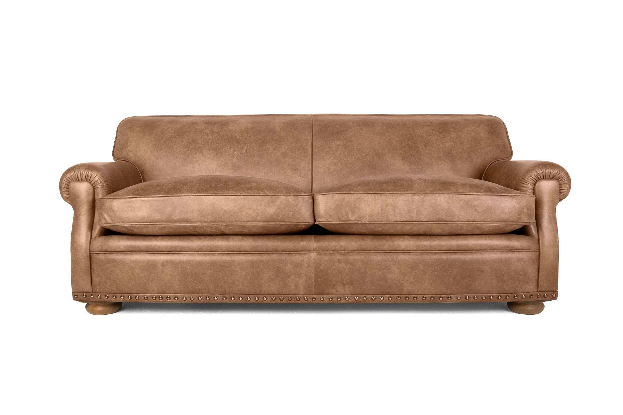 Old Boot Sofas Parisian 3 Seater Sofa in Vintage Leather Tan