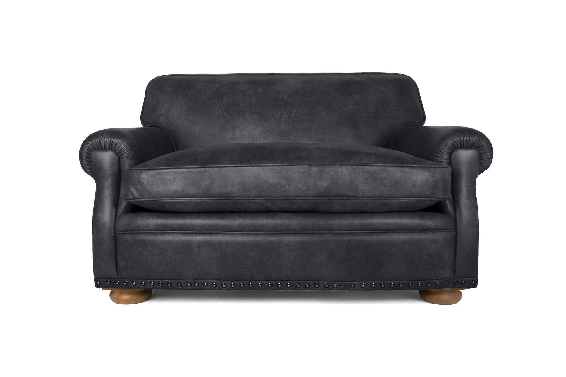 Old Boot Sofas Parisian Love Seat Vintage Leather Black